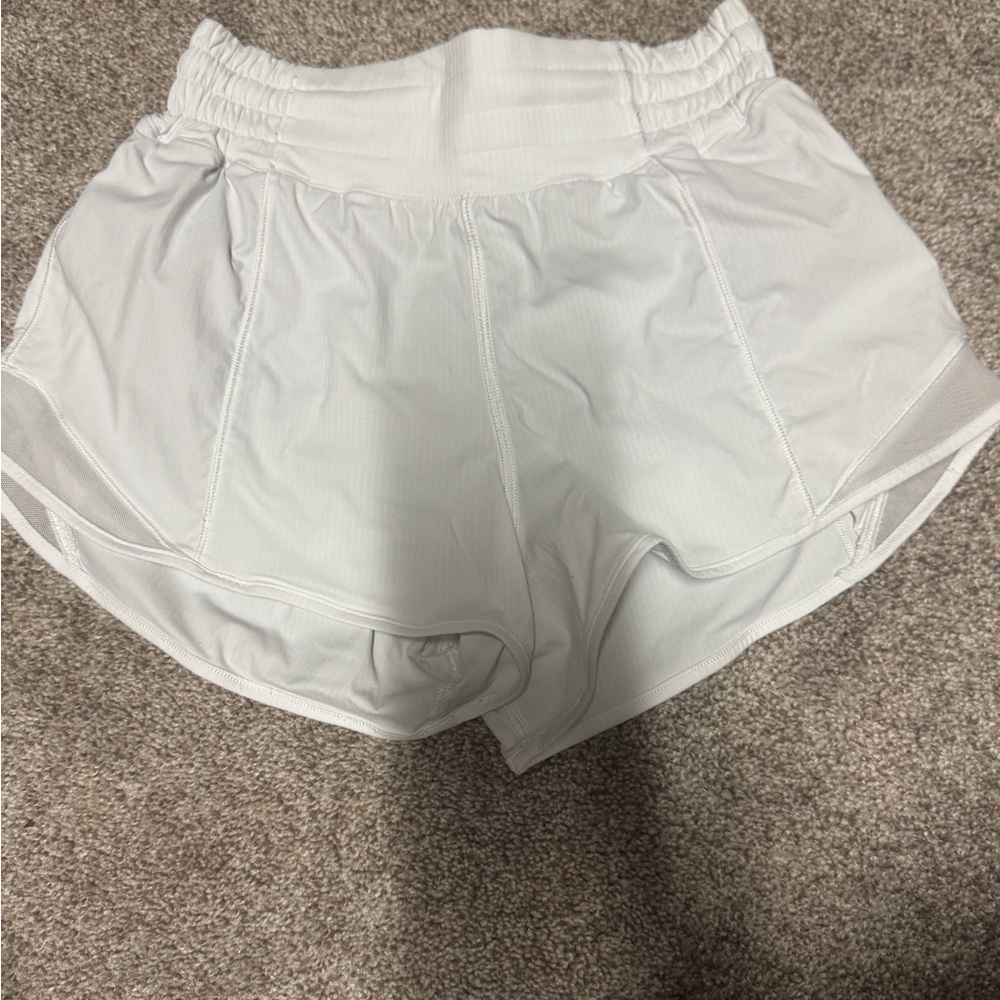Lululemon Athletica Light Gray Athletic Shorts